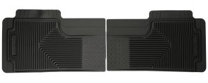 Ford F-150 Floor Mats - 2nd Row - Husky Liners - Heavy Duty - Black - `80-`12 Ford F-150 Floor Mats - 2nd Row - Husky Liners - Heavy Duty - Black - `80-`12
